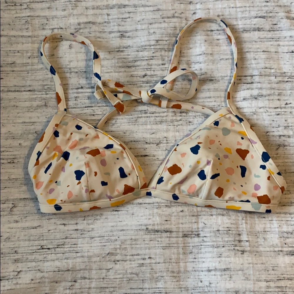 Madewell Classic Bikini Top Size Small
